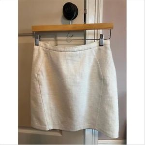 NWOT TOPSHOP White Mini Skirt SZ 8